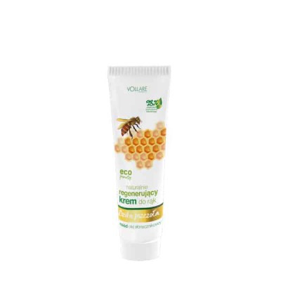 Miniaturka artykułu - VOLLARE Dzika Pszczoła - regenerujący krem do rąk, 100ml