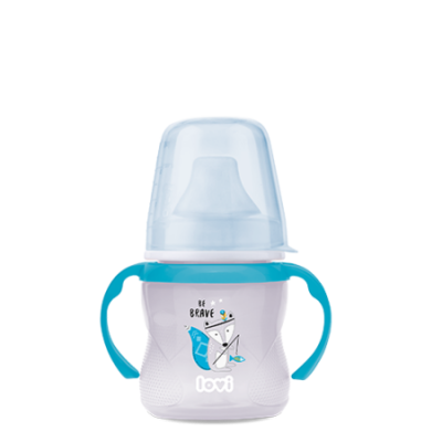 Miniaturka artykułu - LOVI Kubek niekapek Indian Summer Boy 6m+ 150ml, 1szt.