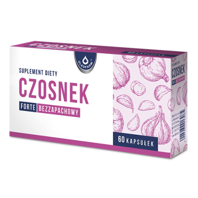 Miniaturka artykułu - Czosnek forte bezzapachowy, 60 kaps.