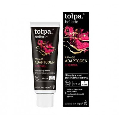 Miniaturka artykułu - TOŁPA HOLISTIC Liftingujący krem przeciwzmarszczkowy SPF 20, 40 ml