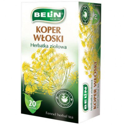 Miniaturka artykułu - BELIN Herbata koper włoski, 20 torebek