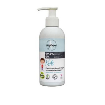 Miniaturka artykułu - 4ORGANIC Płyn do higieny intymnej dla chłopc&oacute;w, 200ml
