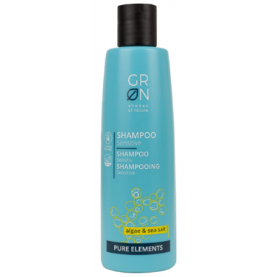Miniaturka artykułu - GRN Pure Elements Algi & S&oacute;l Morska Szampon, 250ml