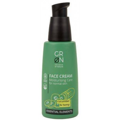 Miniaturka artykułu - GRN Essential Elements Og&oacute;rek & Olej konopny Krem do twarzy, 50ml