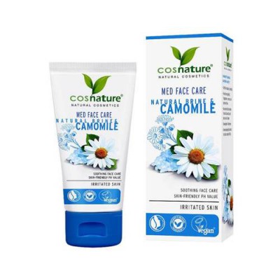 Miniaturka artykułu - COSNATURE MED Naturalny krem do twarzy z solanką i rumiankiem, 50 ml