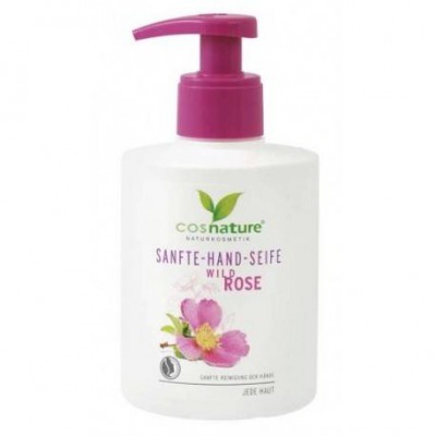 Miniaturka artykułu - COSNATURE Mydło do rąk - dzika r&oacute;ża, 300ml