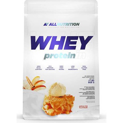 Miniaturka artykułu - Allnutrition Whey Protein Apple Pie, 908g