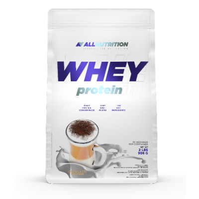 Miniaturka artykułu - Allnutrition Whey Protein Caffe Late, 908g
