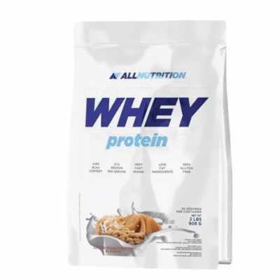 Miniaturka artykułu - Allnutrition Whey Protein Salted Peanut Butter, 908g