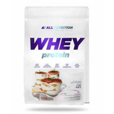 Miniaturka artykułu - Allnutrition Whey Protein Tiramisu, 908g