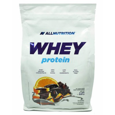 Miniaturka artykułu - Allnutrition Whey Protein Chocolate Orange, 908g