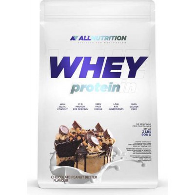 Miniaturka artykułu - Allnutrition Whey Protein Chocolate Peanut Butter, 908g