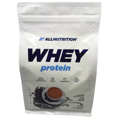 Miniaturka artykułu - Allnutrition Whey Protein Cappuccino, 908g