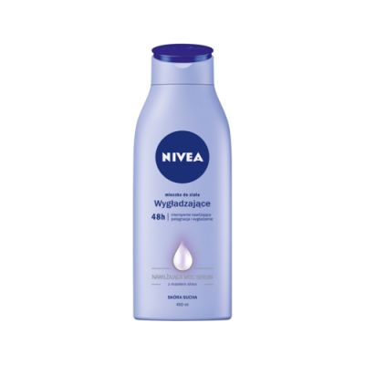 Miniaturka artykułu - NIVEA Wygładzające mleczko do ciała, 400 ml