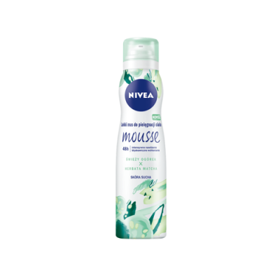 Miniaturka artykułu - Nivea Lekki mus do ciała Og&oacute;rek i herbata matcha, 200ml