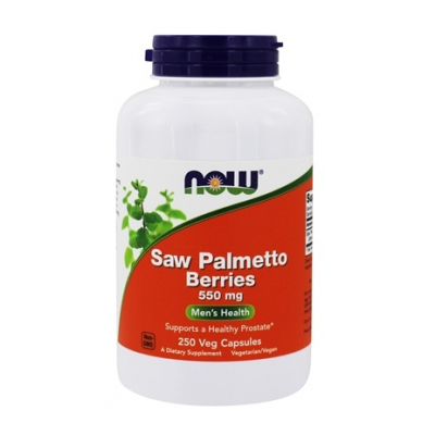 Miniaturka artykułu - Now Foods Saw Palmetto Berries, 250kaps.