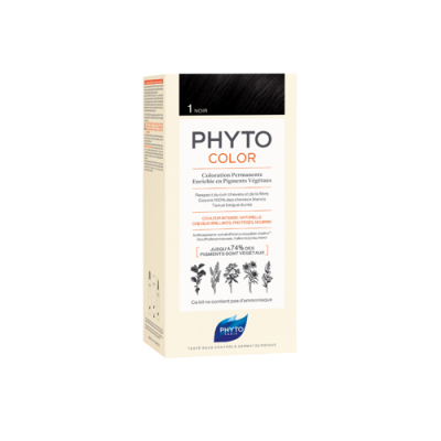 Miniaturka artykułu - PHYTO PHYTOCOLOR Farba do włos&oacute;w 1 Czarnych