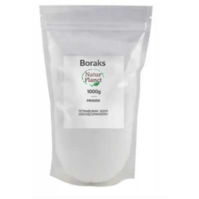 Miniaturka artykułu - NATUR PLANET Boraks proszek, 1000 g