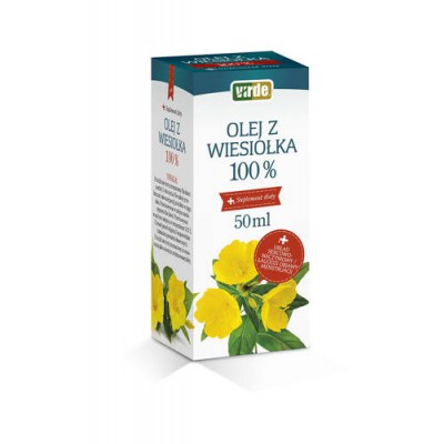 Miniaturka artykułu - Olej z wiesiołka 100%, 50 ml