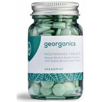 Miniaturka artykułu - GEORGANICS Tabletki do płukania jamy ustnej Spearmint, 720tabl.