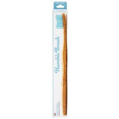 Miniaturka artykułu - HUMBLE Brush Bambusowa szczoteczka do zęb&oacute;w Soft niebieska, 1szt.
