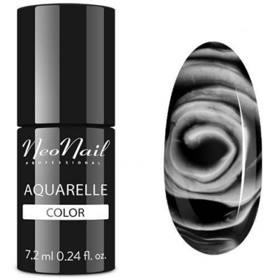 Miniaturka artykułu - NeoNail Lakier Hybrydowy Black Aquarelle 5514, 7,2ml