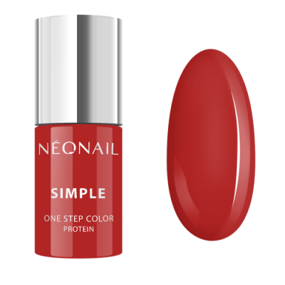 Miniaturka artykułu - Neonail 3w1 Lakier Hybrydowy SIMPLE One step, 7,2ml Passionate 7835