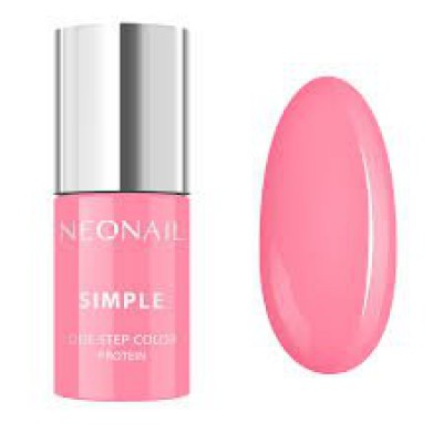 Miniaturka artykułu - Neonail 3w1 Lakier Hybrydowy SIMPLE One step, 7,2ml Lovely 7838