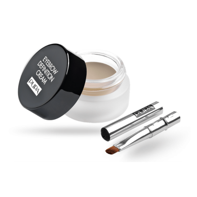 Miniaturka artykułu - PUPA Krem do makijażu brwi 001 ash, 2,7ml