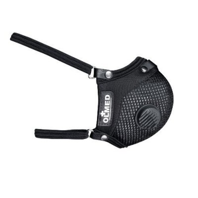 Maska Sportowa Olmed Czarna (1+1 filtr) 
