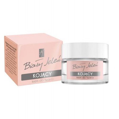 Miniaturka artykułu - BIAŁY JELEŃ Pielęgnacyjny krem do twarzy kojący, 50ml
