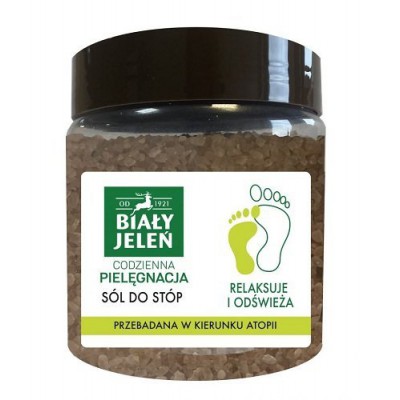 Miniaturka artykułu - BIAŁY JELEŃ S&oacute;l do st&oacute;p, 500g