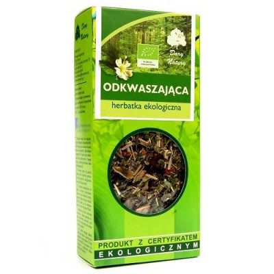 Miniaturka artykułu - DARY NATURY Herbatka Ekologiczna Odkwaszająca, 50g