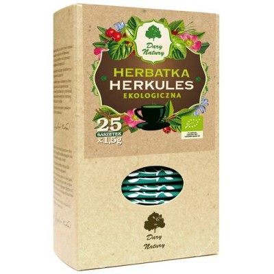 Miniaturka artykułu - DARY NATURY Herbatka Ekologiczna Herkules, 25x1,5g