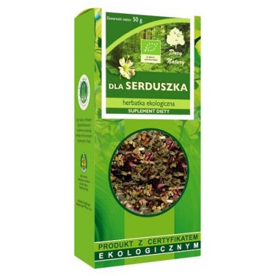 Miniaturka artykułu - DARY NATURY Herbatka Ekologiczna Dla serduszka, 50g
