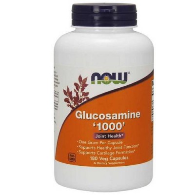 Zdjęcie produktu - NOW FOODS Glukozamina  '1000' 1000mg, 180 kaps.