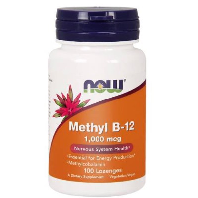 Miniaturka artykułu - Now Methyl-B12 1000mcg, 100 tabl. do ssania