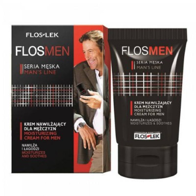 Miniaturka artykułu - FLOS-LEK FLOSMEN Krem nawilżający dla mężczyzn, 50ml