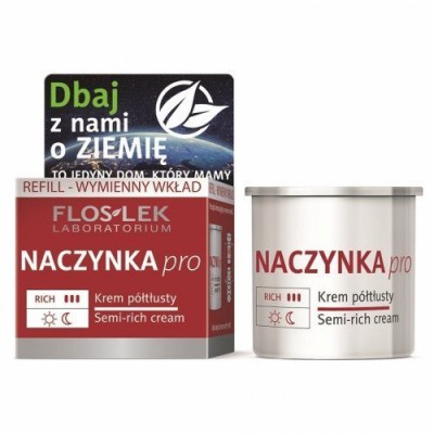 Miniaturka artykułu - FLOS-LEK NACZYNKA pro Krem p&oacute;łtłusty, 50ml