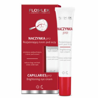 Miniaturka artykułu - FLOS-LEK NACZYNKA pro Rozjaśniający krem pod oczy, 20ml