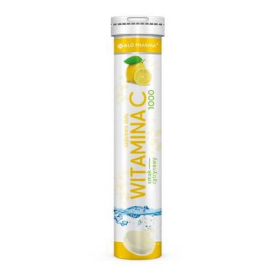 Miniaturka artykułu - Witamina C 1000, 20 tabletek musujących