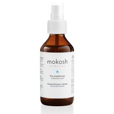 Miniaturka artykułu - MOKOSH Płyn antybakteryjny Drzewo herbaciane z lawendą, 100ml