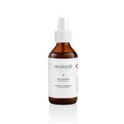 Miniaturka artykułu - MOKOSH Płyn do dezynfekcji Pomarańcza eukaliptus, 100ml