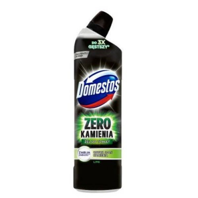 Miniaturka artykułu - DOMESTOS Zero kamienia żel do toalet lime, 750ml