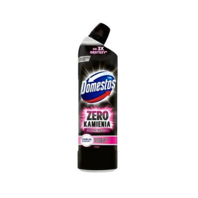 Miniaturka artykułu - DOMESTOS Zero kamienia żel do toalet pink, 750ml