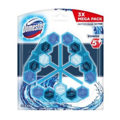 Miniaturka artykułu - DOMESTOS Kostki do WC ocean, 3x53g