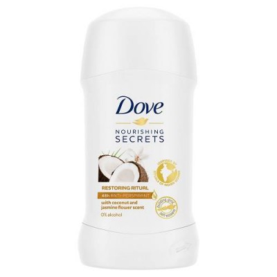 Miniaturka artykułu - DOVE Nourishing Secrets Antyperspirant w sztyfcie - Coconut&Jasmine Flower, 40 ml