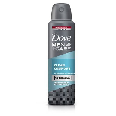Miniaturka artykułu - DOVE MEN-CARE Clean Comfort Antyperspirant w aerozolu, 250 ml