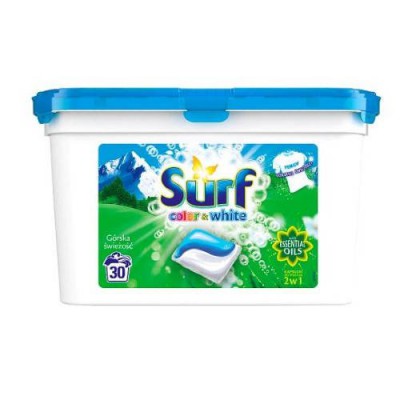 Miniaturka artykułu - SURF kapsułki do prania 2W1 color&white, 723g