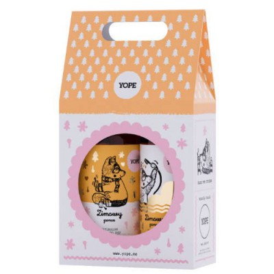 Miniaturka artykułu - YOPE ZIMOWY zestaw PONCZ MYDŁO, 500ml + ŻEL, 400ml